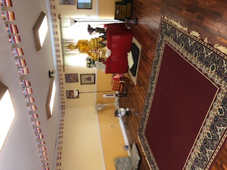 inside the meditation hall