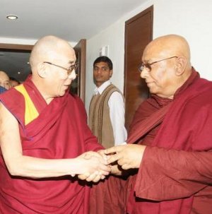 With Dalai Lama